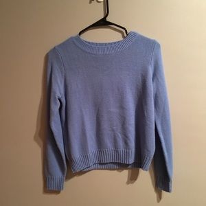 H&M light blue sweater